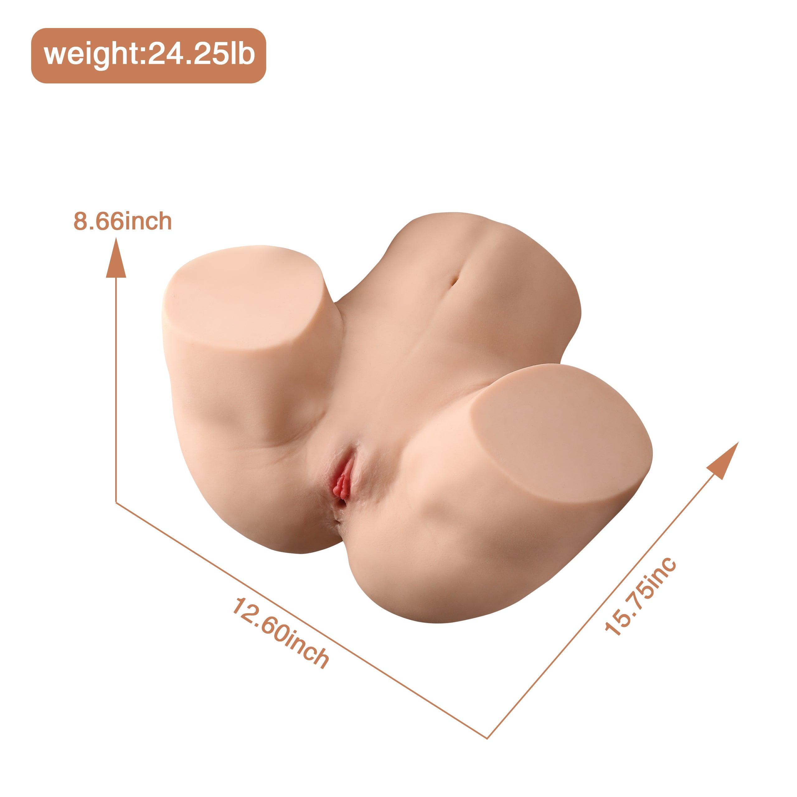 22,05 LB Realistische 3D-Schönheitspuppe